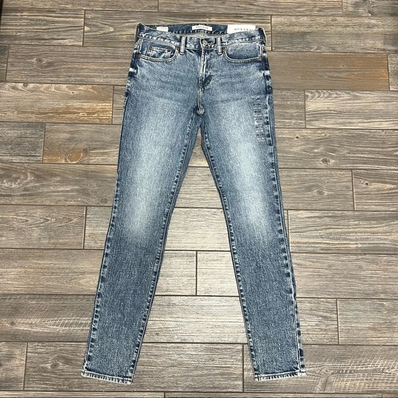 NWT PacSun Men’s Jeans 28X30 29X32 Medium Indigo Stacked Skinny Comfort Stretch - Picture 5 of 13